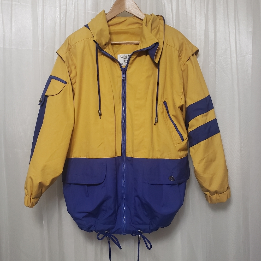 Vintage 80's Mulberry Street Sz L Full Zip Jacket - Picture 2 of 16